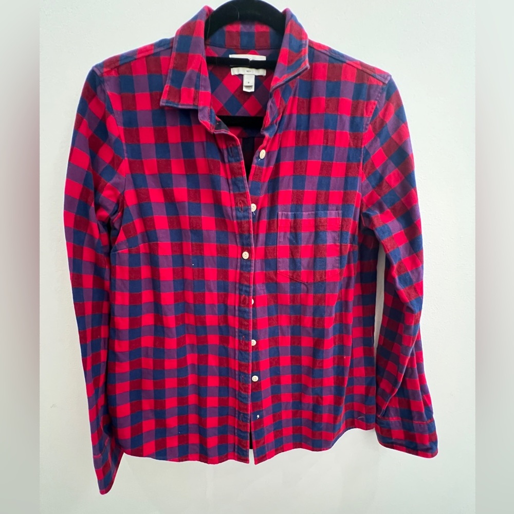 J.Crew Heavy Flannel Boy Shirt- Size 6